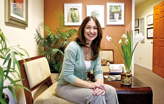 Ann Marie Deas uses acupuncture to treat patients suffering from anxiety and stress.